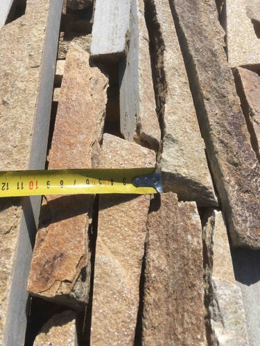 Горбушка златолит золотистый для облицовки купить в Озёрах