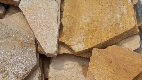 Плитняк златолит жёлтый для фасада 1,5-3 см купить в Озёрах