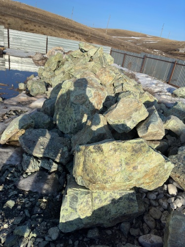 Камни для ландшафтного дизайна зелёные 10-60 килограмм купить в Озёрах