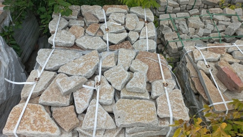 Гранитный плитняк галтованный для парковки купить в Озёрах