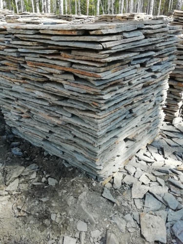 Плитняк златолит Уральский для цоколя, отмостки купить в Озёрах