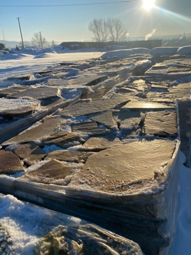 плитняк златолит жёлтый переходной